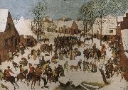 Pieter Bruegel The killing of innocent Sweden oil painting artist